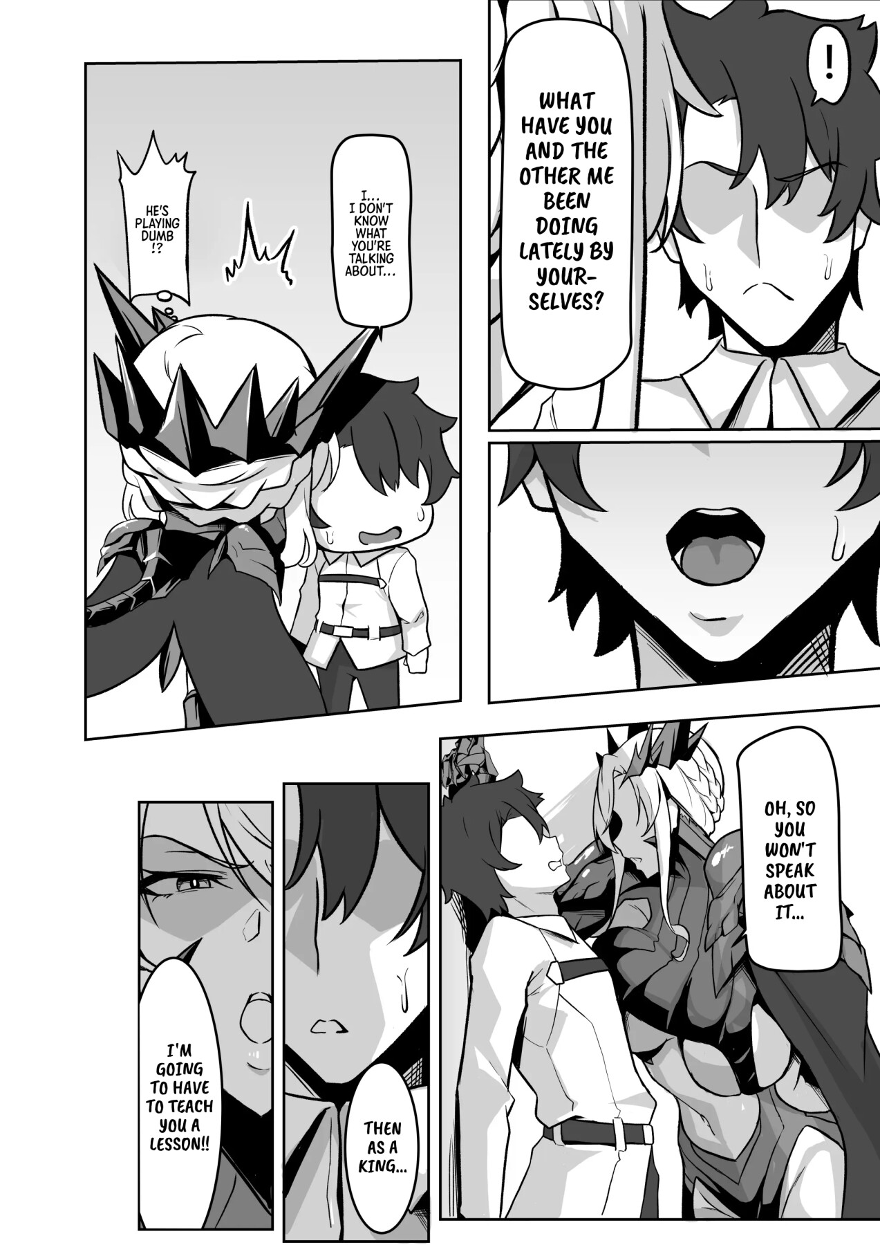 Hentai Manga Comic-The Secret Communication of the King of Knights II-Read-19